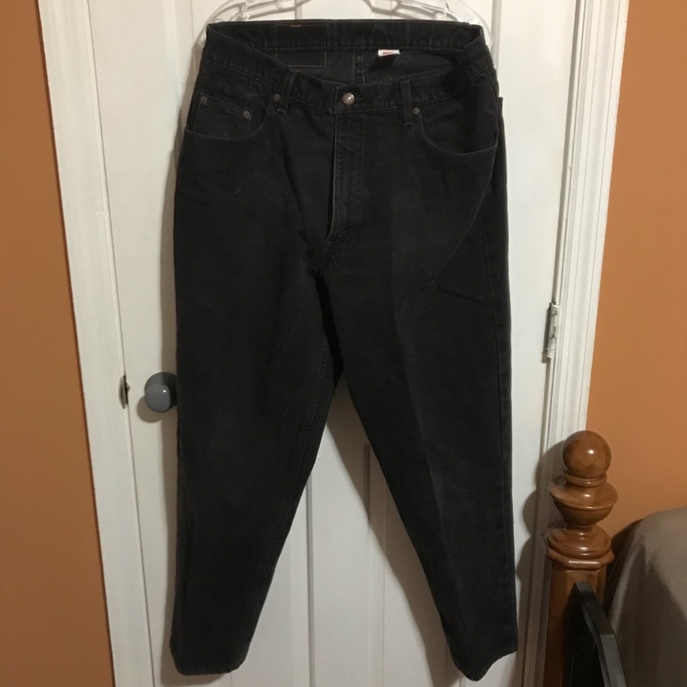 Levis 560 Men"s Black Jeans 38x30
